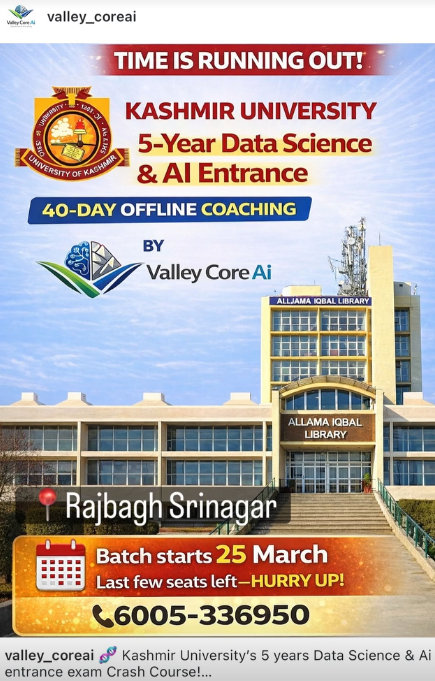 ValleyCore Ai Head Mentor - Top Ranker KU Entrance